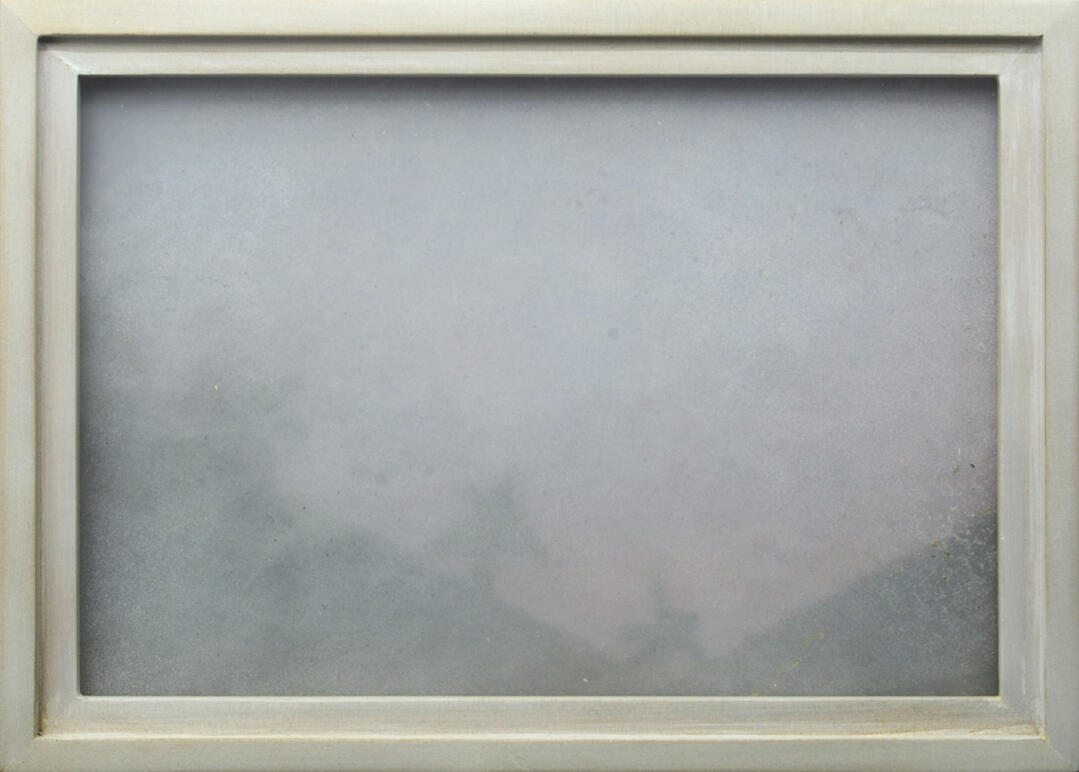Hazy - Digital photograph, plexiglass - 24.4 x 34.1 cm (FS) - 2016 for "Ghosting", West Gallery (photo courtesy of West Gallery)